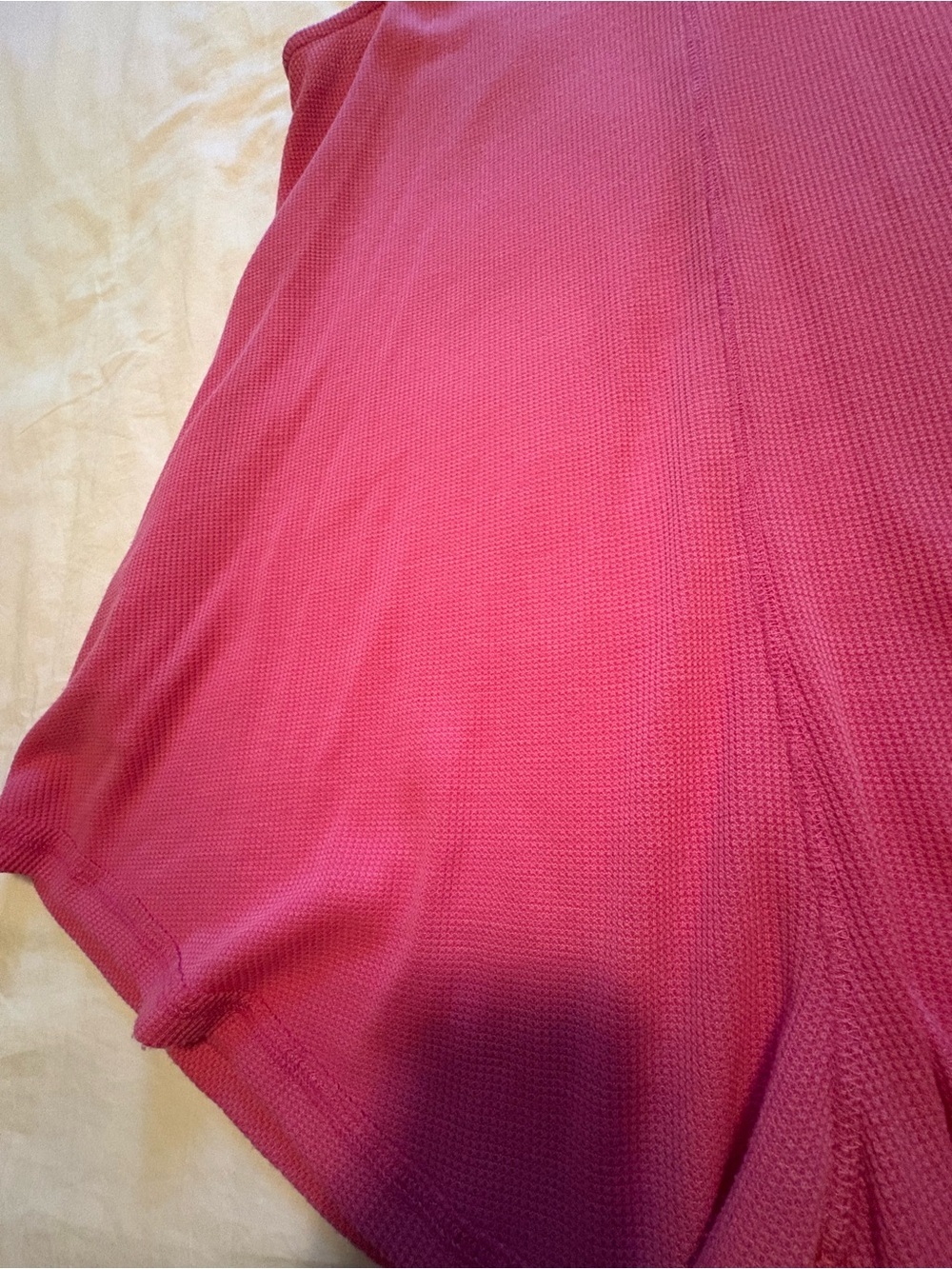 Sleeveless Scoop Romper in Raspberry Pink - Picture 3 of 5